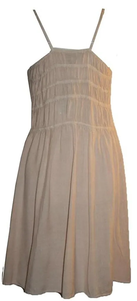 101 DR Spaghetti Strap Baby Doll Mid Length Summer Dress