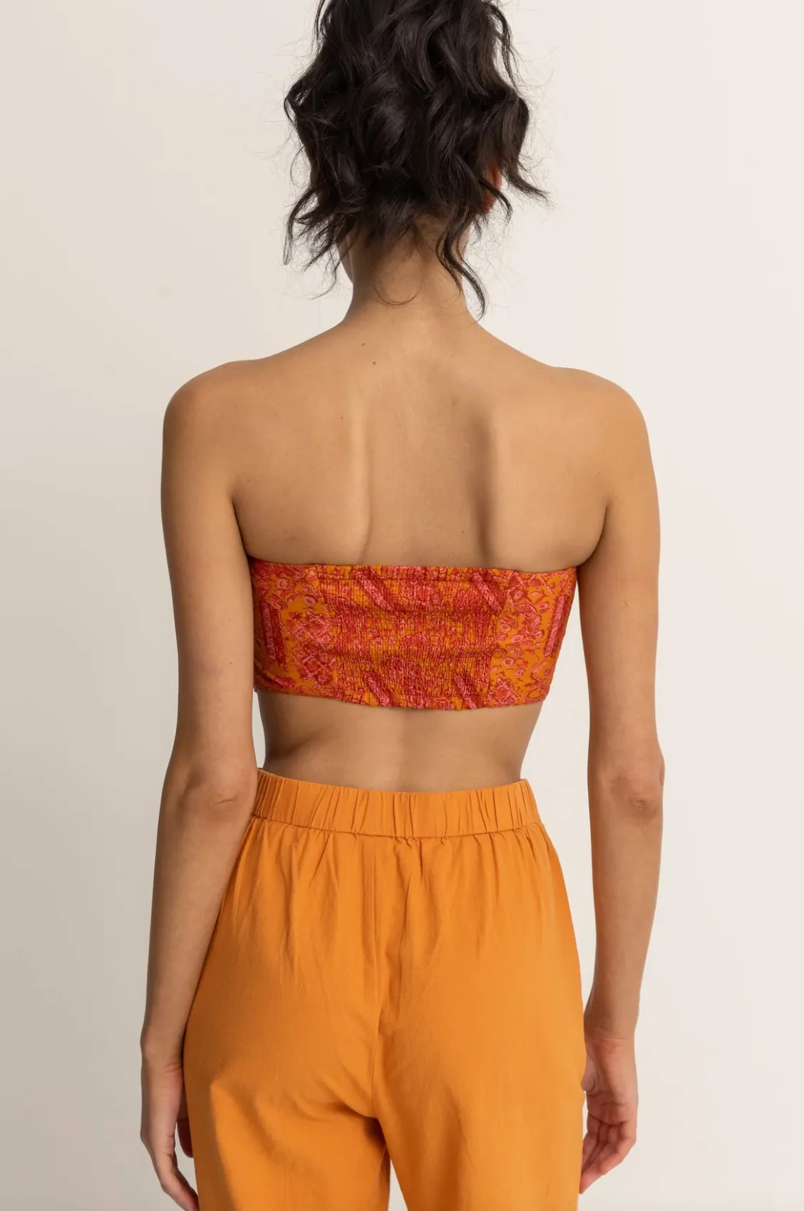 Adia Paisley Scarf Top