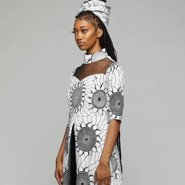 African Wax Tunic Dress