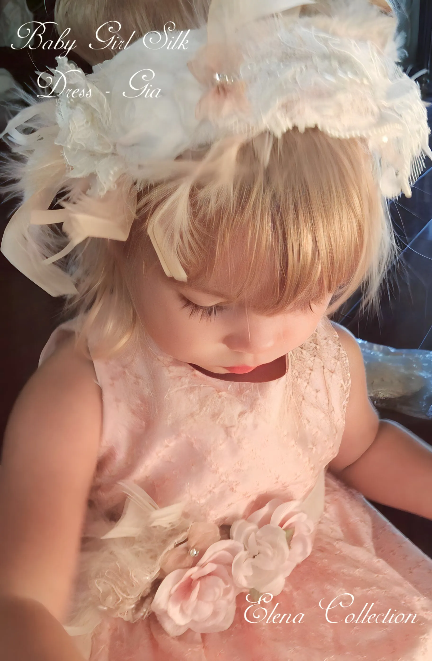 Baby Girl Silk Dress - Gia