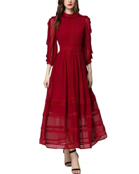 Burryco Silk-Blend Midi Dress