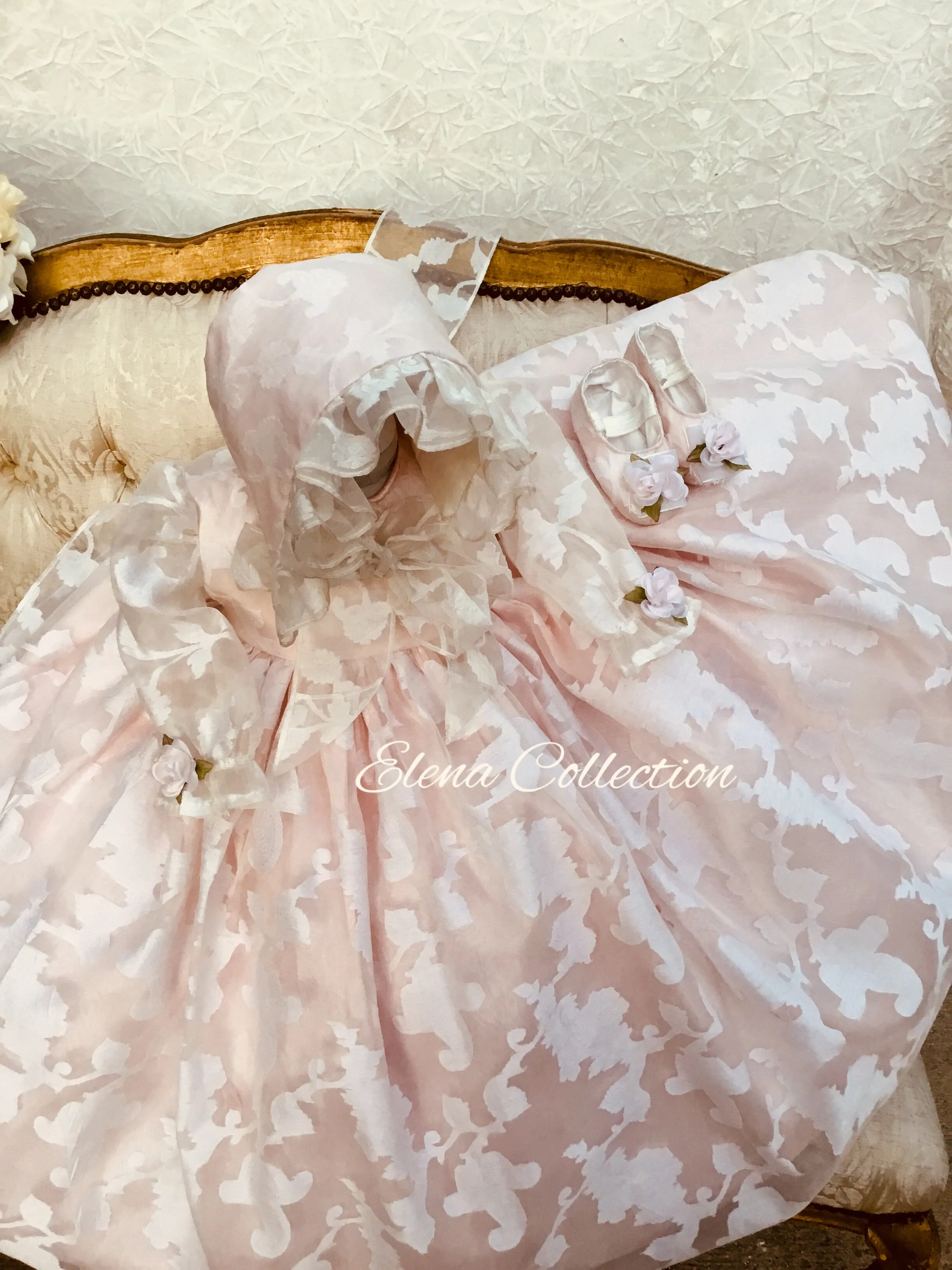 Christening Silk Gown - Eleanor