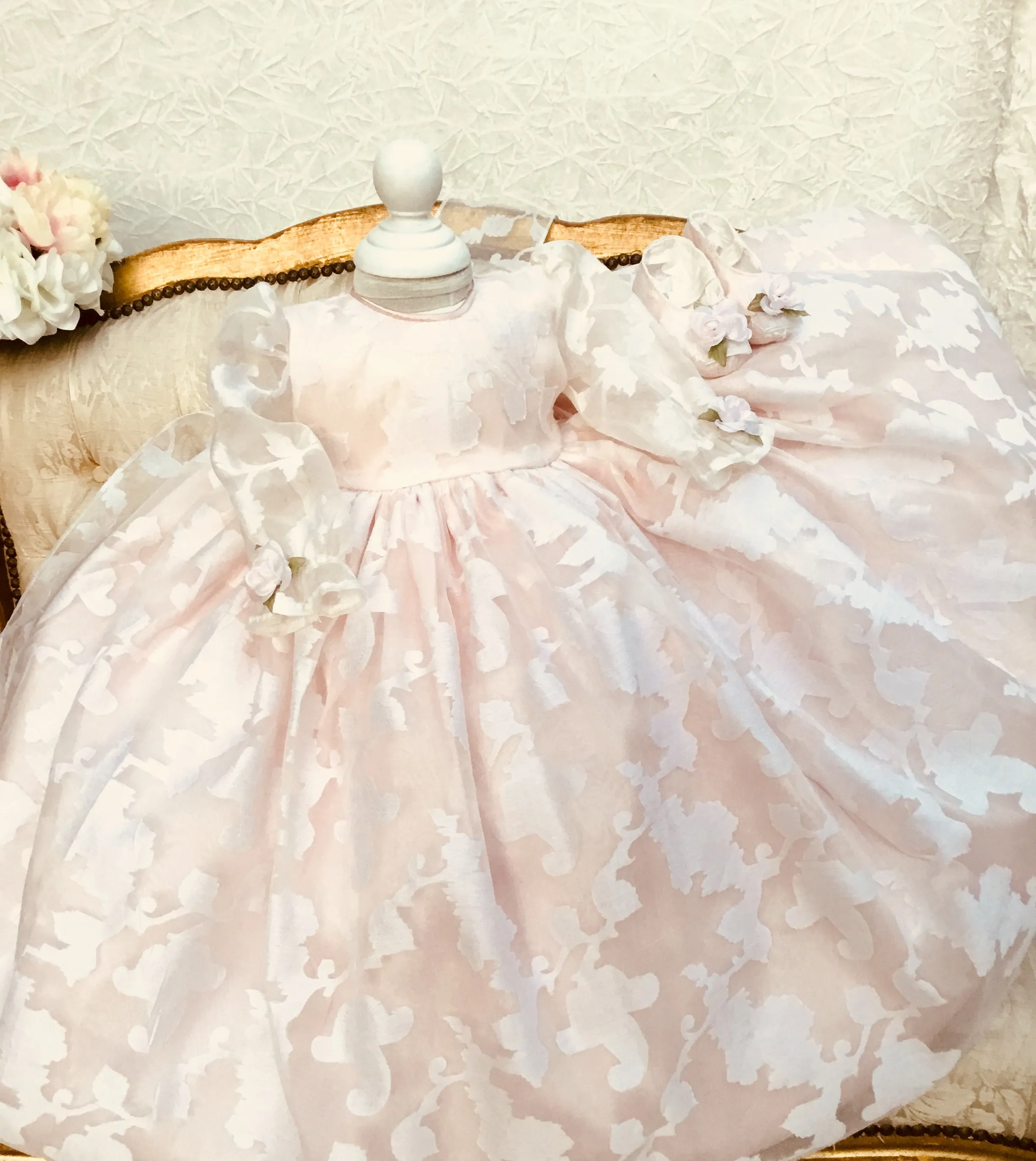 Christening Silk Gown - Eleanor