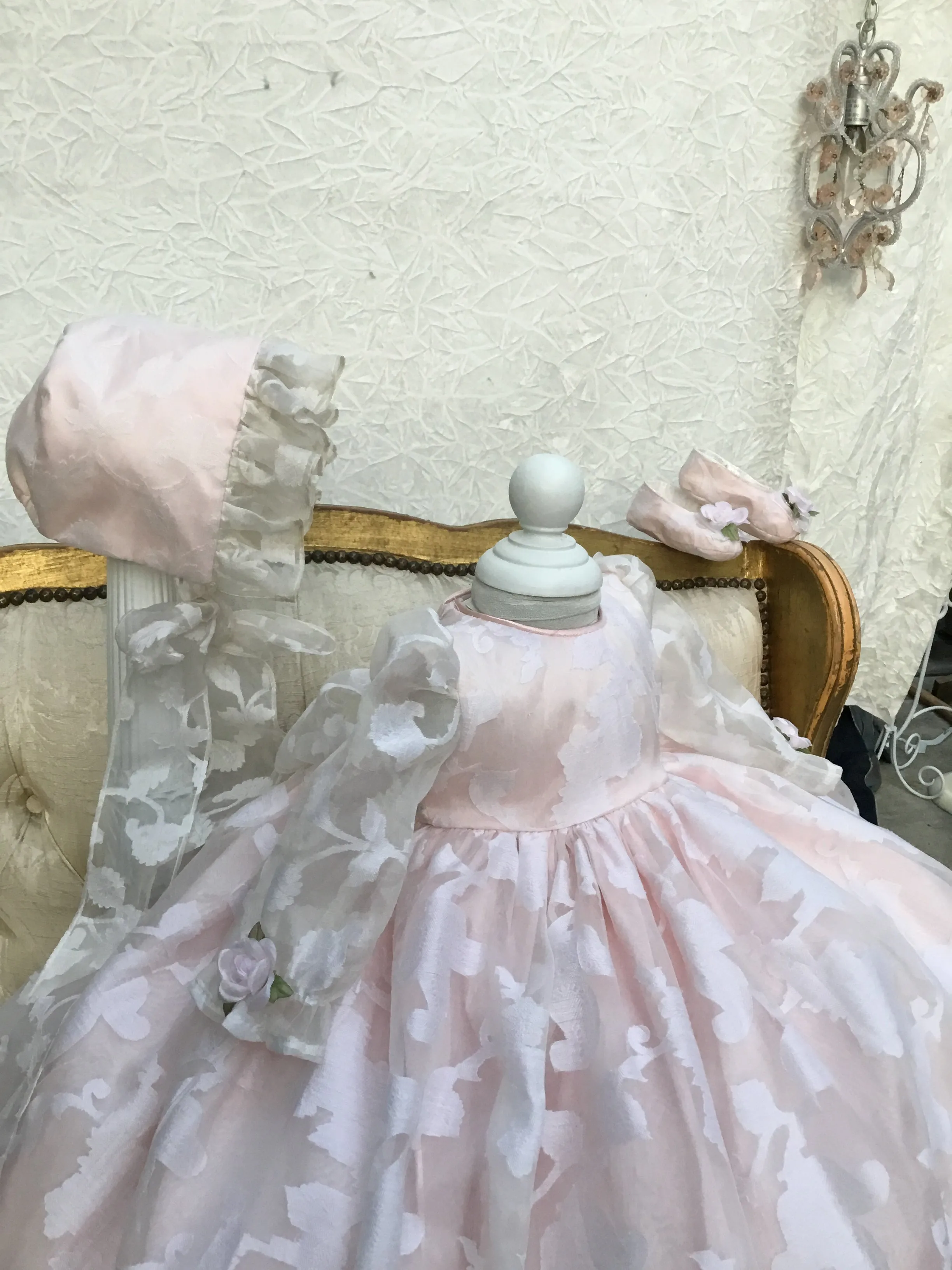 Christening Silk Gown - Eleanor