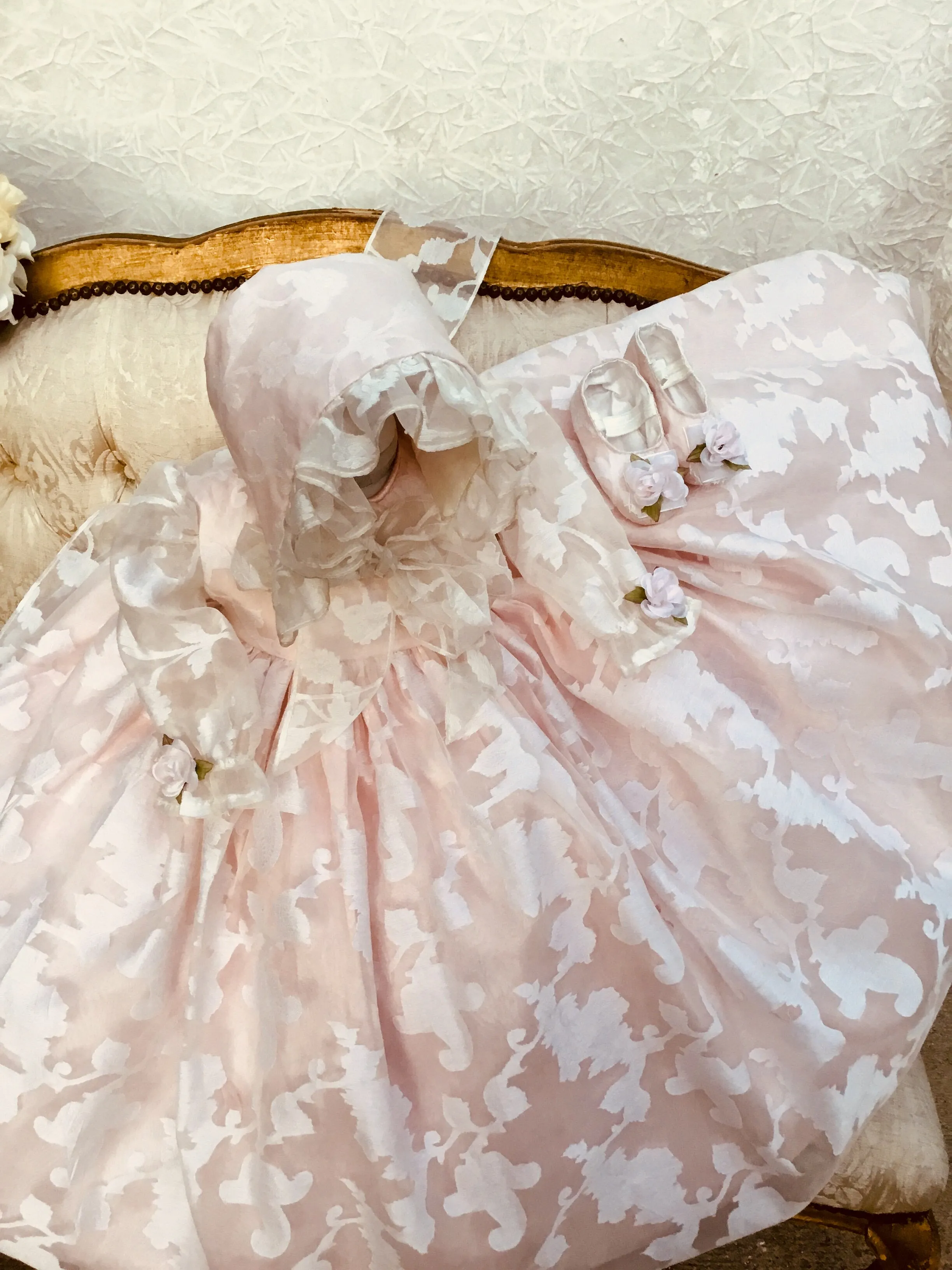Christening Silk Gown - Eleanor