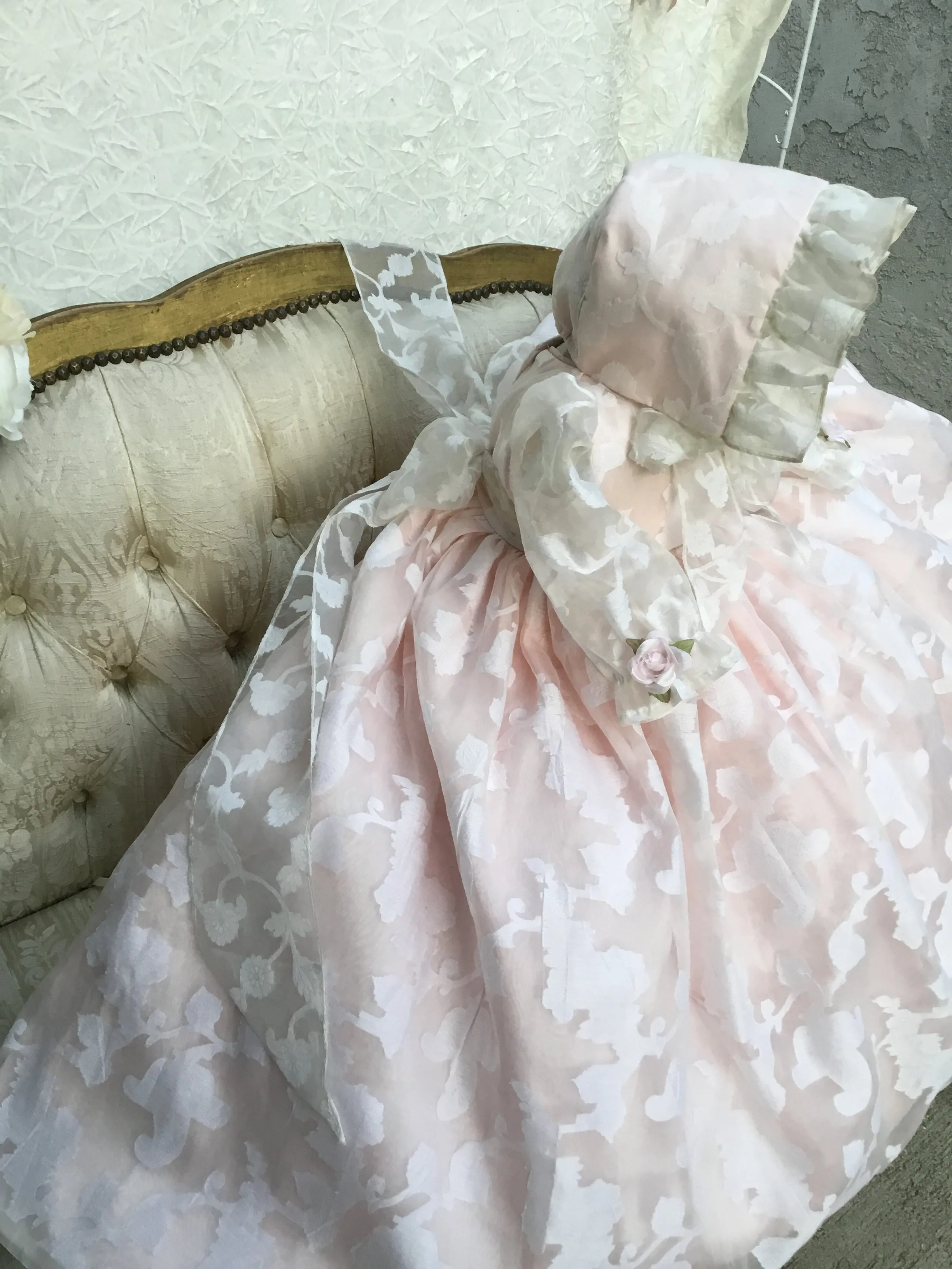 Christening Silk Gown - Eleanor