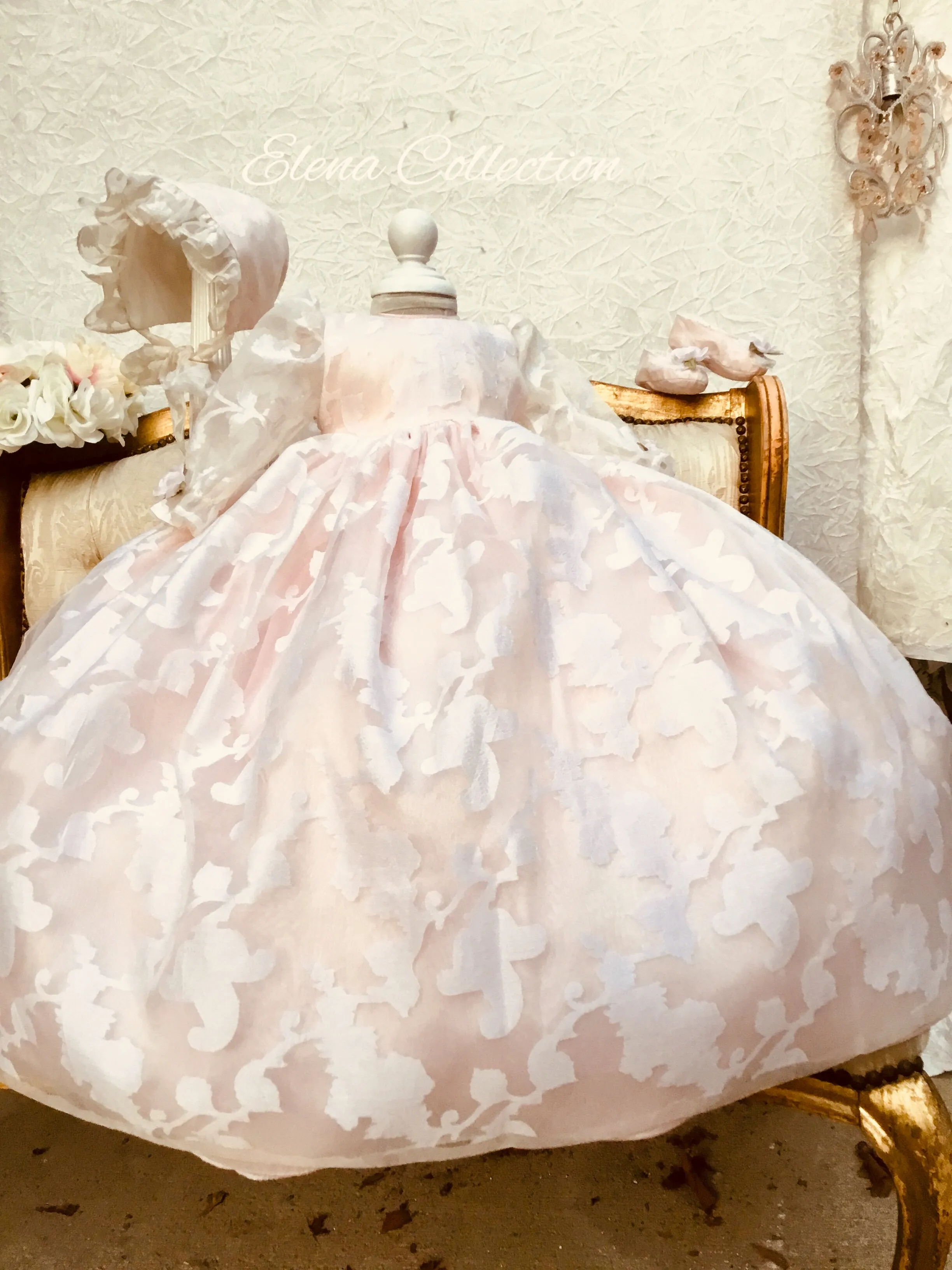 Christening Silk Gown - Eleanor