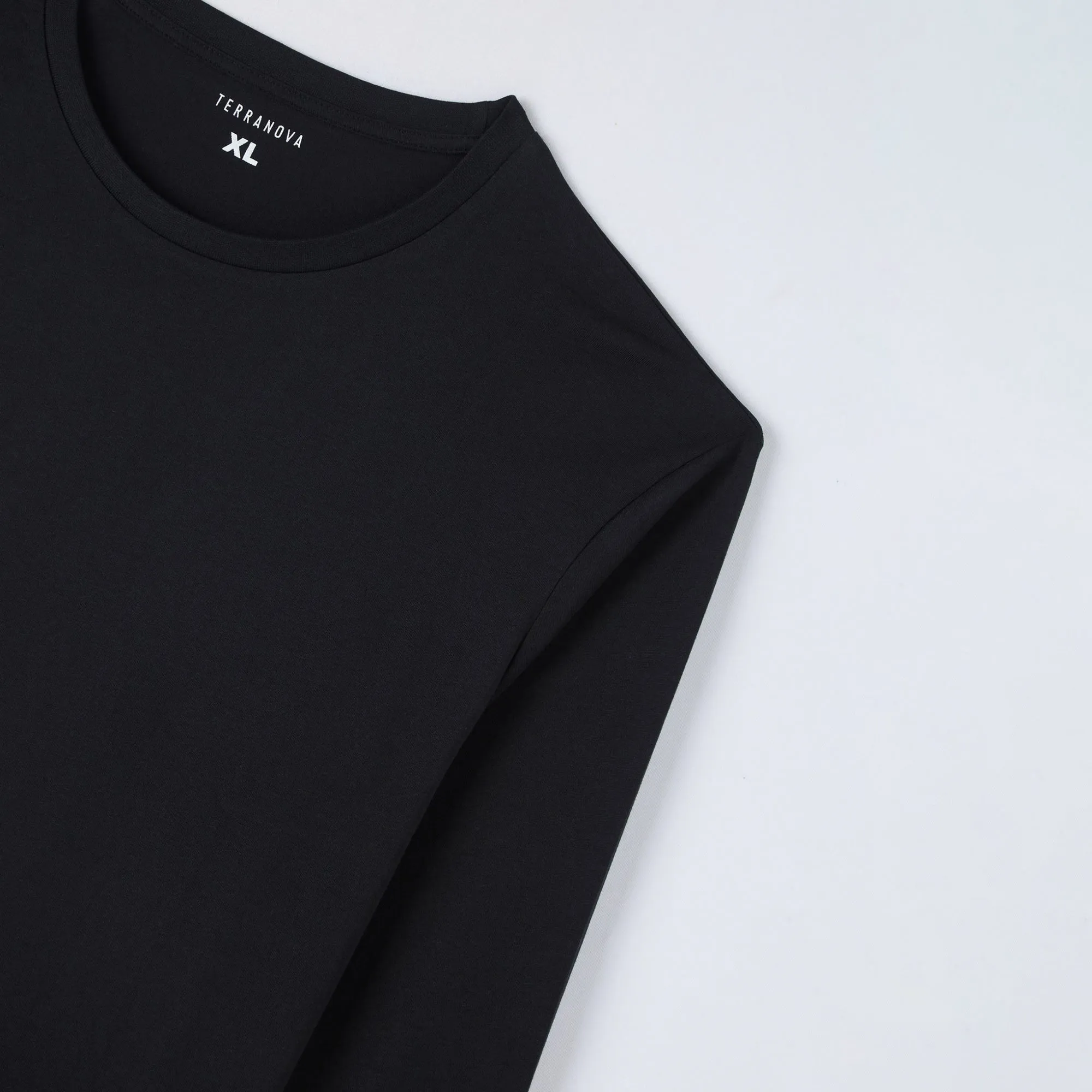Crew Neck Long Sleeve T-Shirt