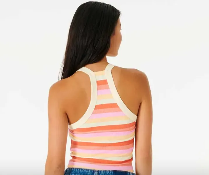 Day Break Rib Tank - Gold