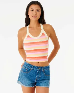 Day Break Rib Tank - Gold