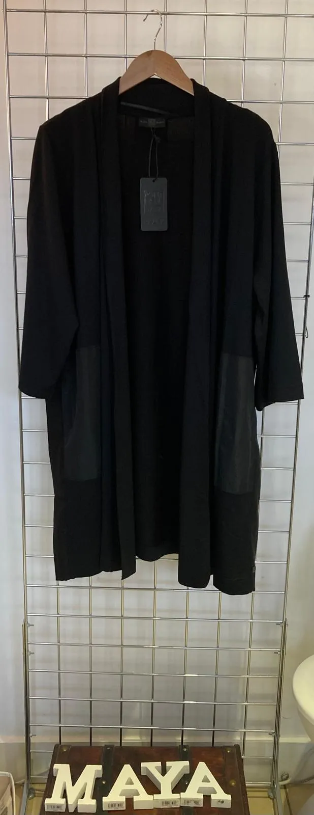 Jersey waterfall jacket