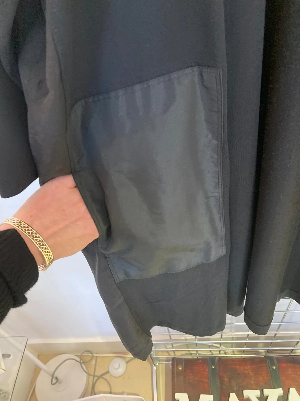 Jersey waterfall jacket