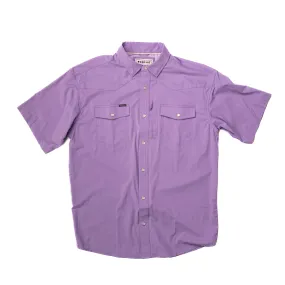 Men's Poncho Purple Pearl Snap Shirt Railhead-Prpl