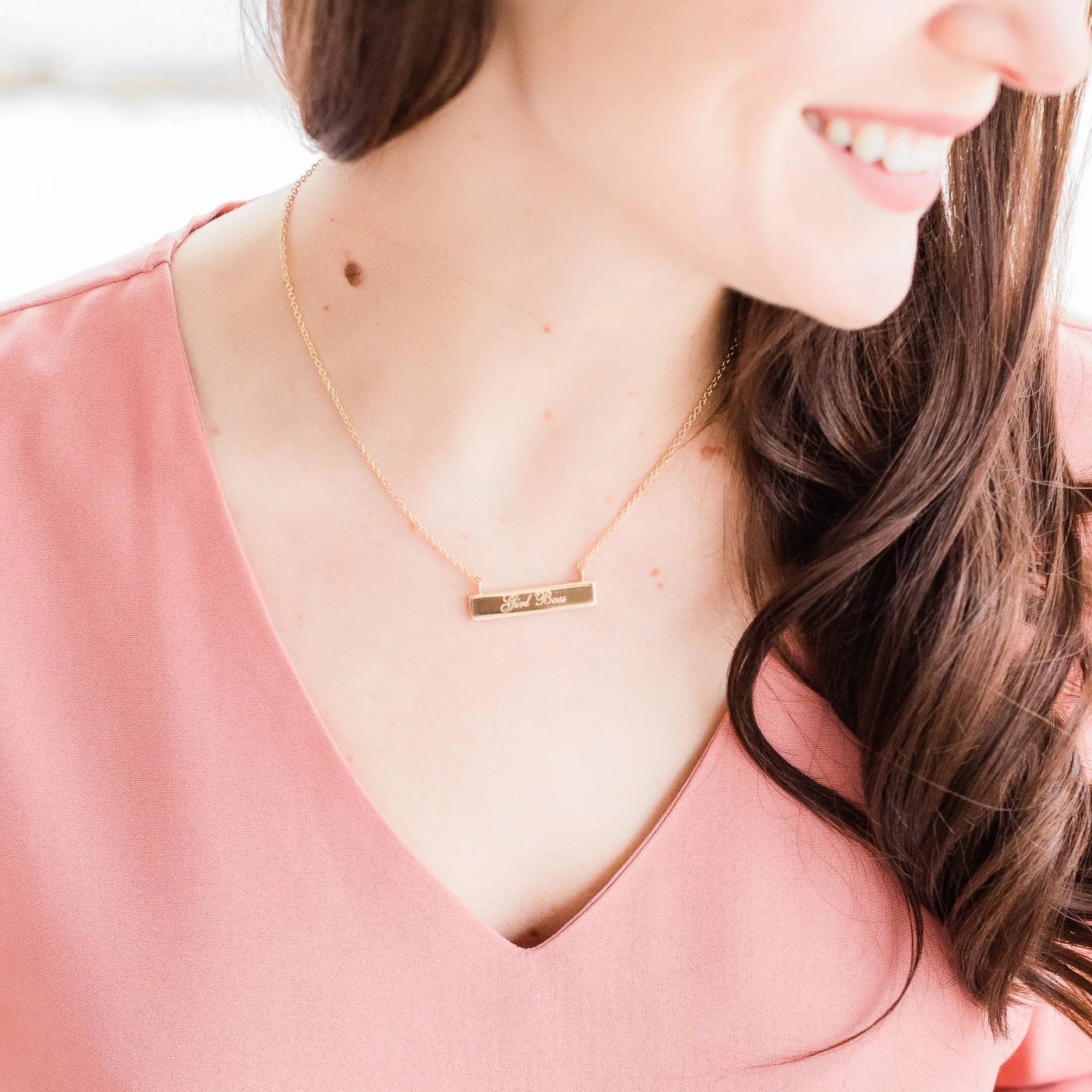 Name Bar Necklace
