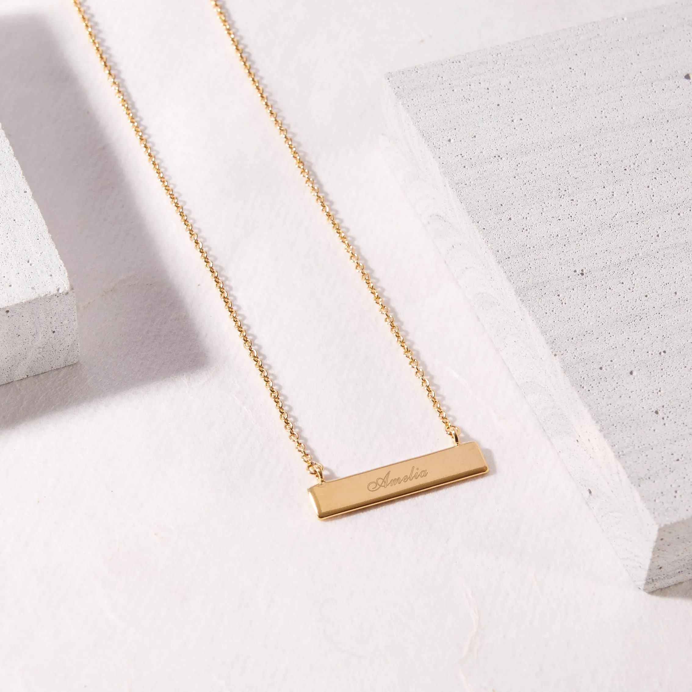 Name Bar Necklace