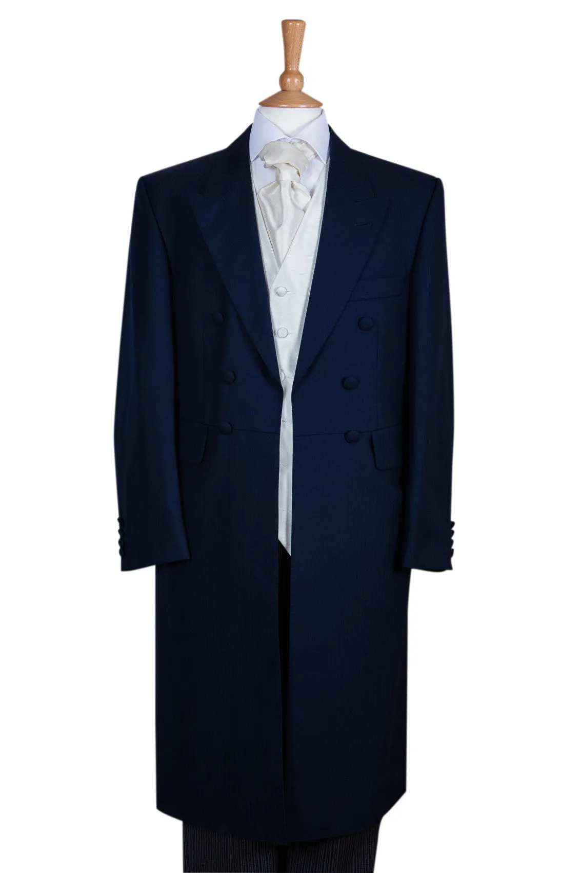 Navy Blue Frock Coat - Ex Hire