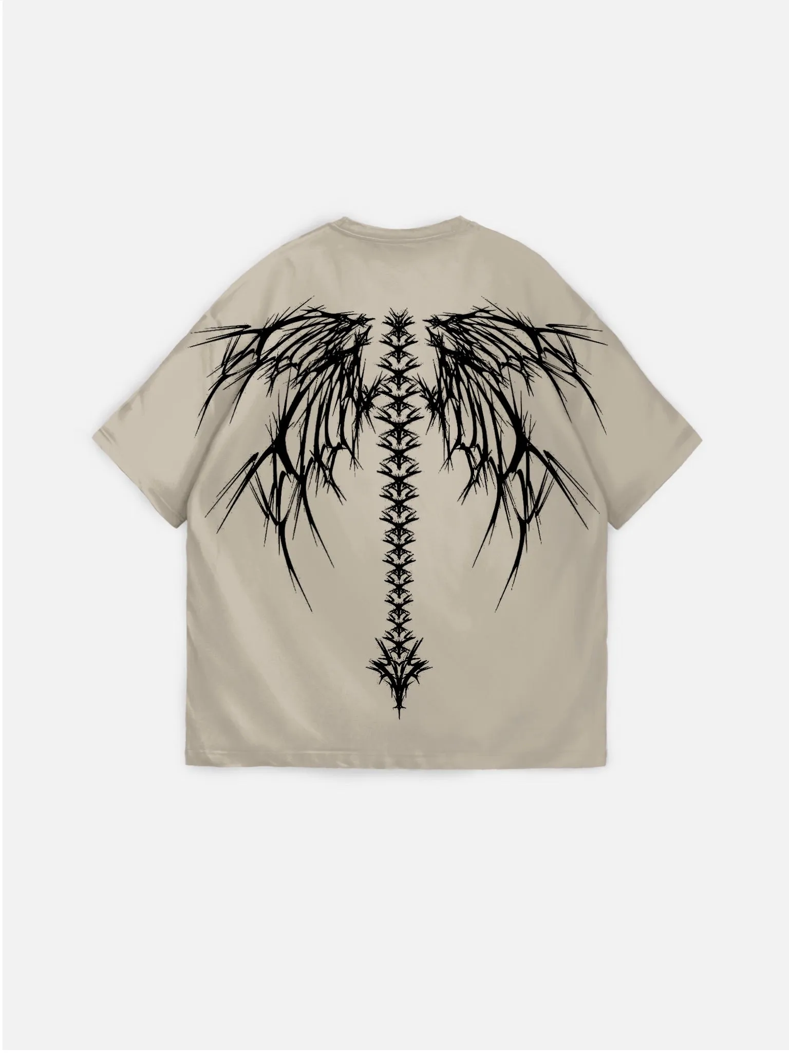 Oversize Hell T-shirt - Silver Lining