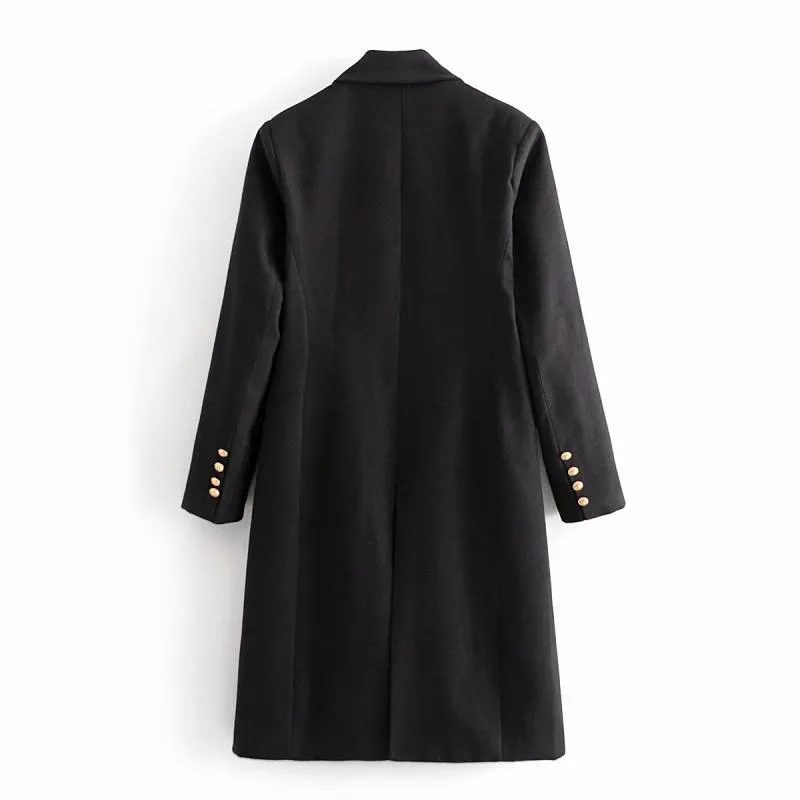 TRENCH COAT WITH METAL BUTTONS