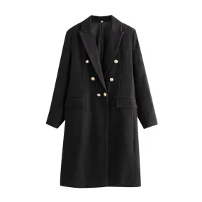 TRENCH COAT WITH METAL BUTTONS