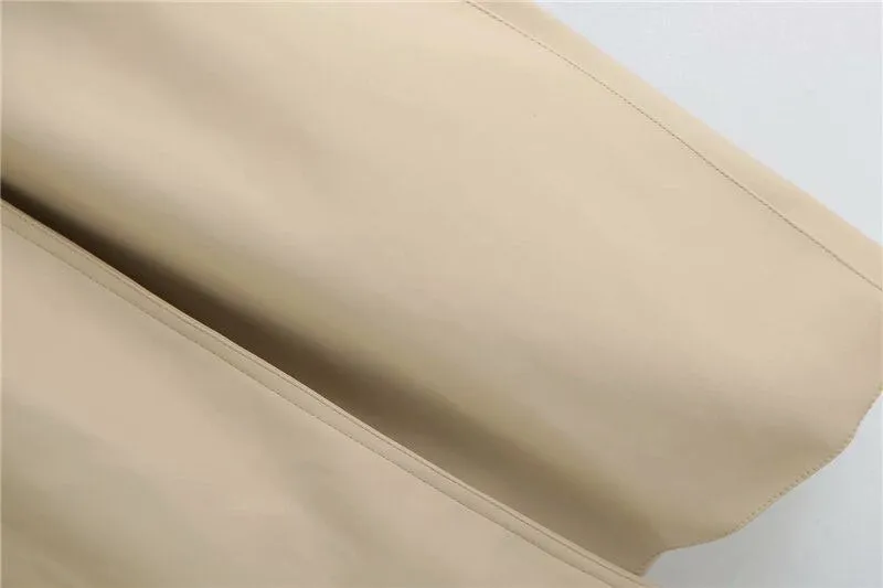 VEGAN LEATHER TRENCH COAT