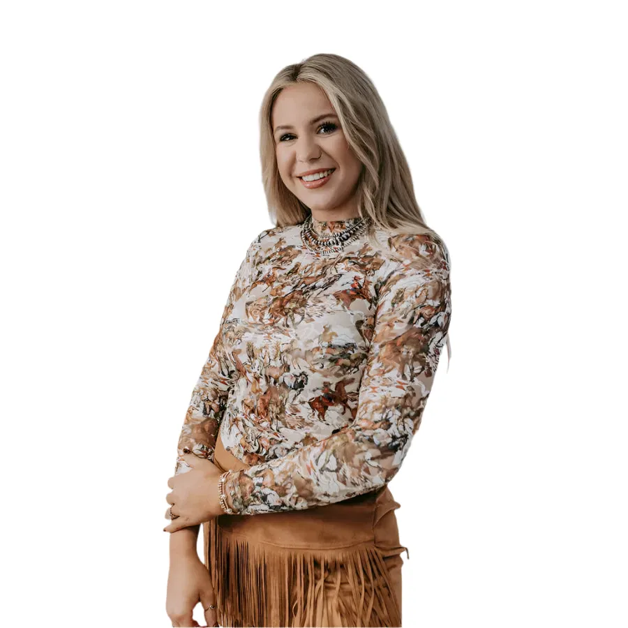 Women's Merigold Kiss Buckaroo Lace Top
