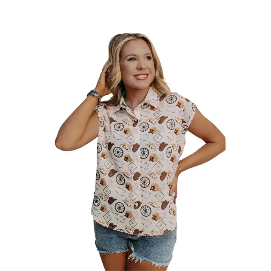 Women's Merigold Kiss Cowgirl Button Top